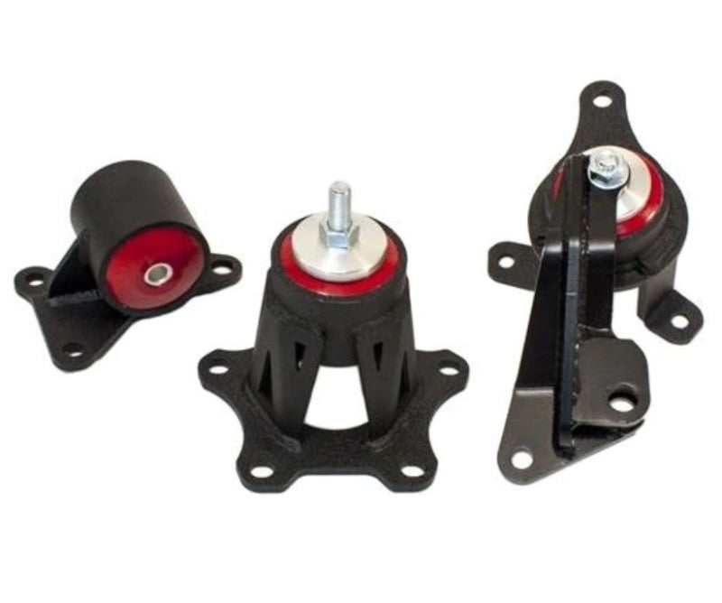 Innovative Mounts Innovative 98-02 Accord F-Series Black Steel Mounts 85A Bushings (Auto Trans)