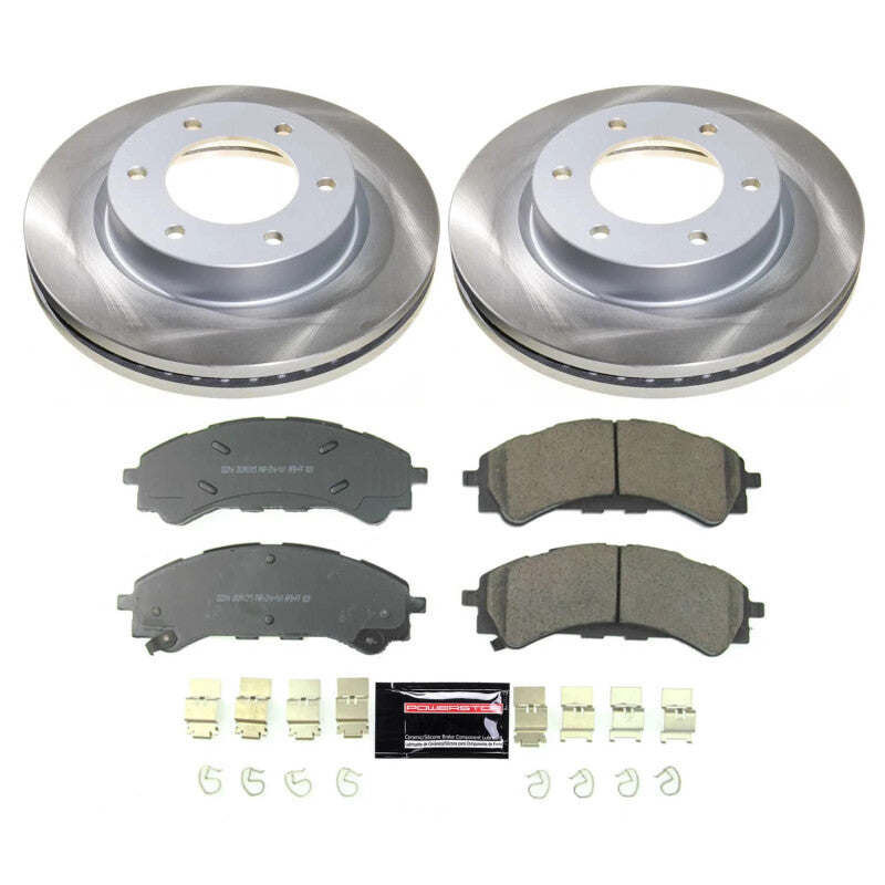 PowerStop Power Stop 19-22 Ford Ranger Front Semi-Coated Rotor Kit