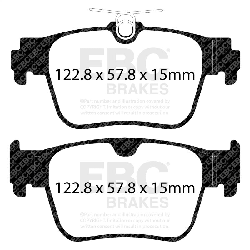 EBC 2022+ Volkswagen Golf R/GTI (Mk8) Yellowstuff Rear Brake Pads