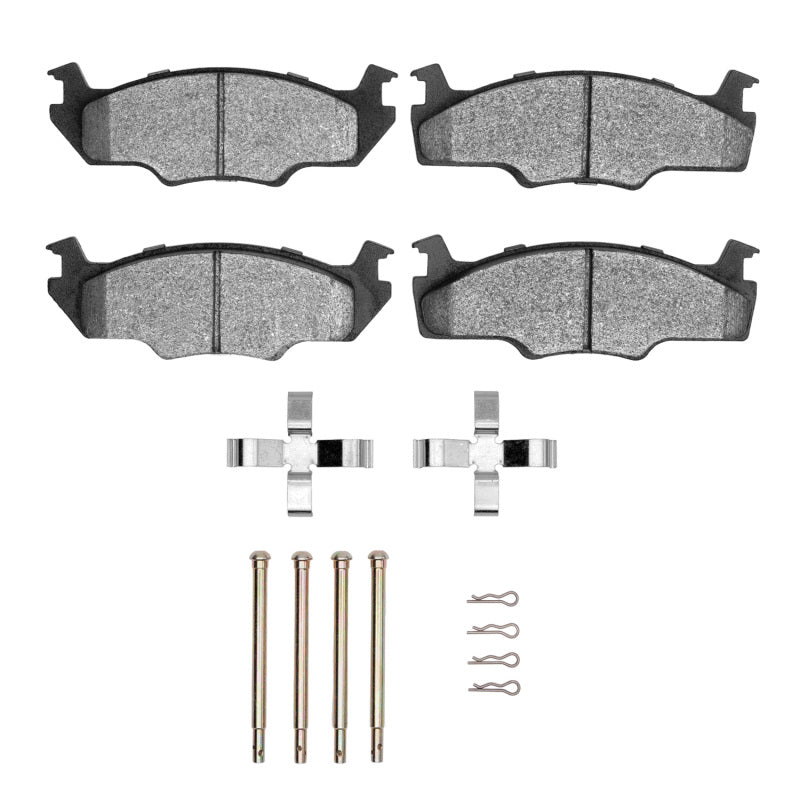 R1 Concepts R1 80-84 Volkswagen Rabbit Front Semi Met Pads & Hardware Kit