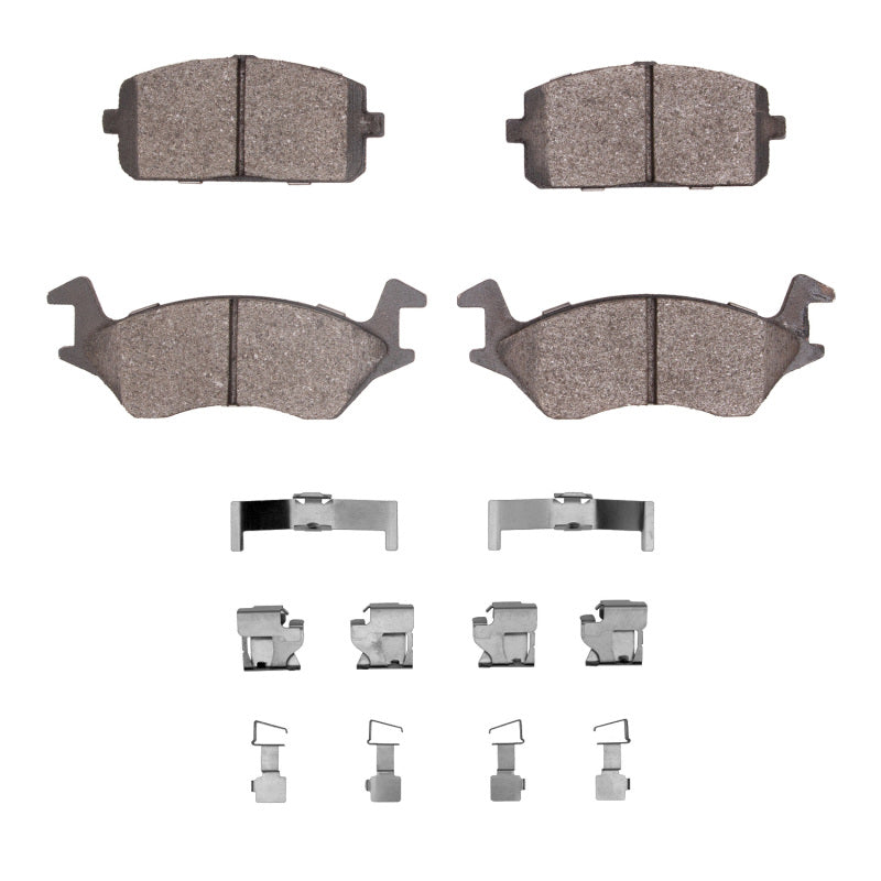 R1 Concepts R1 80-84 Toyota STARLET Front Semi Met Pads & Hardware Kit