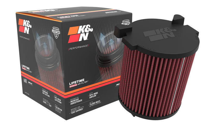 K&N Engineering K&N 03 Audi A3 L4-1.6L Drop In Air Filter