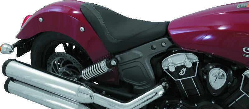 Mustang Motorcycle Mustang 01-08 Honda VT750DC Spirit Wide Touring 1PC Seat - Black