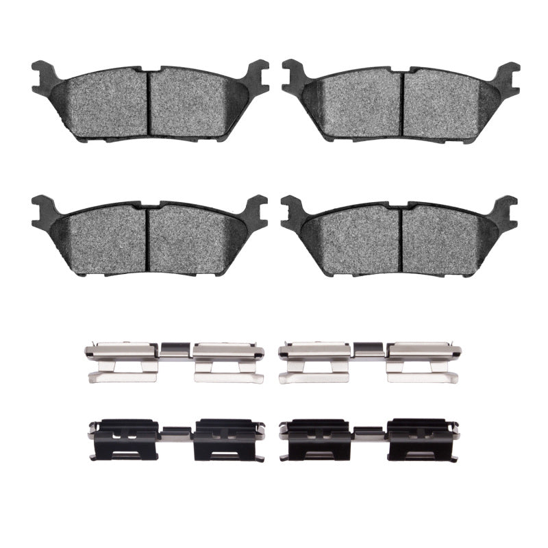 R1 Concepts R1 15-21 Ford F-150 4WD Rear Semi Met Pads & Hardware Kit