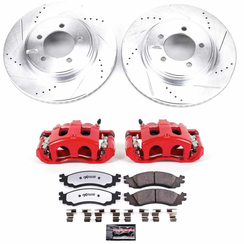 PowerStop Power Stop 06-10 Mercury Mountaineer Front Z36 Truck & Tow Kit w/Cals