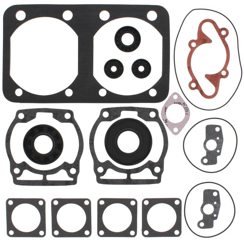 Vertex Pistons Vertex Gaskets 1989 Ski-Doo Formula Mach 1 Complete Gasket Kit w/ Oil Seals
