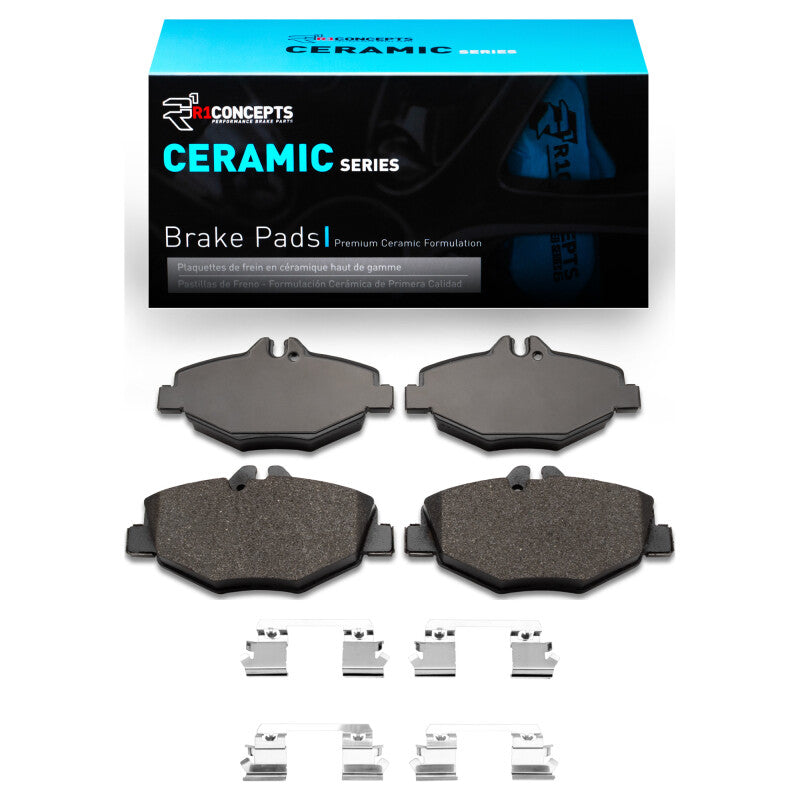 R1 Concepts R1 03-09 Mercedes-Benz E350 Front Ceramic Pads & Hardware Kit