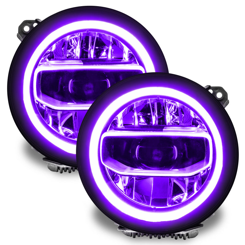 ORACLE Lighting Oracle Jeep Wrangler JL/Gladiator JT RGB+W Headlight DRL Kit - ColorSHIFT w/o Controller