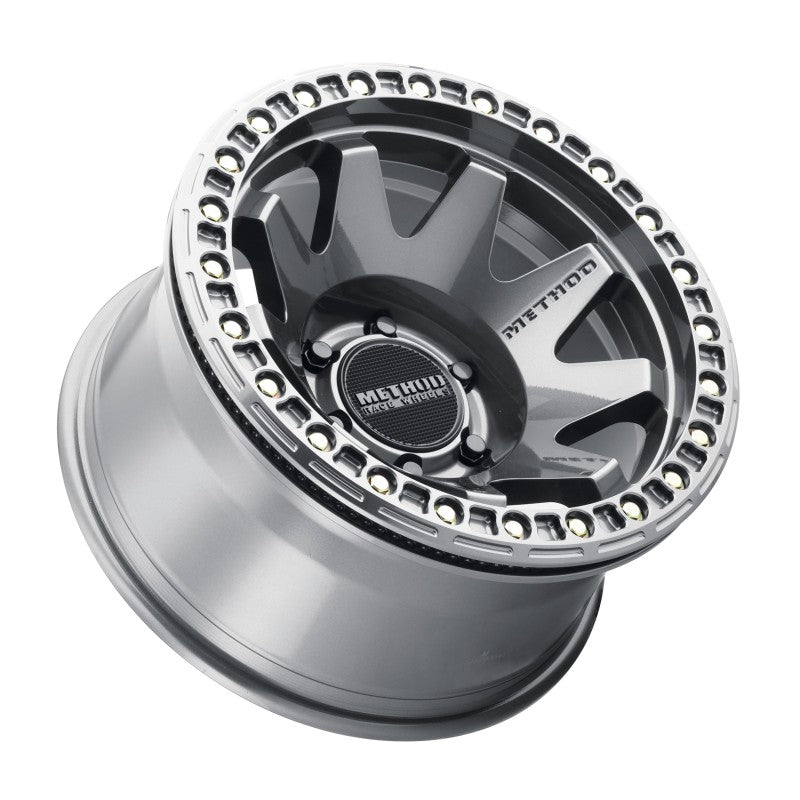 Method Wheels Method MR108 17x9 -44mm Offset 6x5.5 106.25mm CB Gloss Titanium w/BH-H24125-38 Wheel