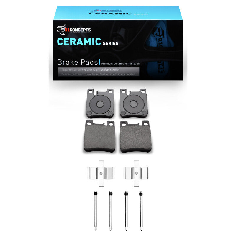 R1 Concepts R1 92-09 Chrysler Crossfire Rear Ceramic Pads & Hardware Kit
