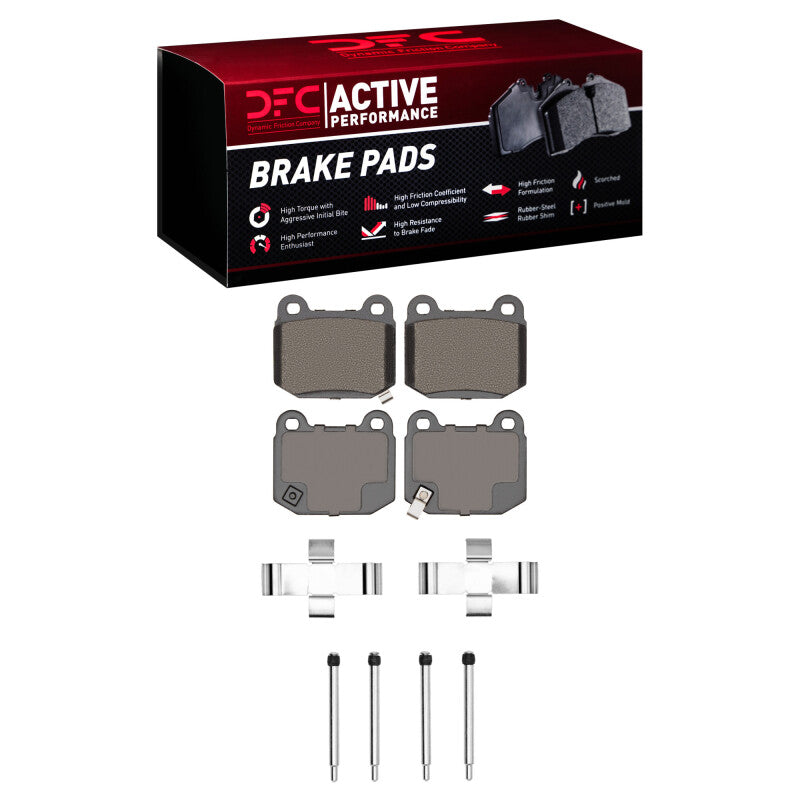 DFC 04-06 Maserati Quattroporte Rear Active Performance Pads and Hardware Kit