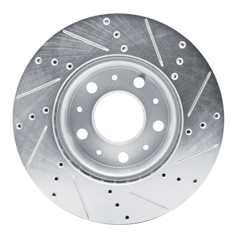 R1 Concepts R1 14-25 Ram Promaster 2500 Front Left Drilled & Slotted Silver Brake Rotor
