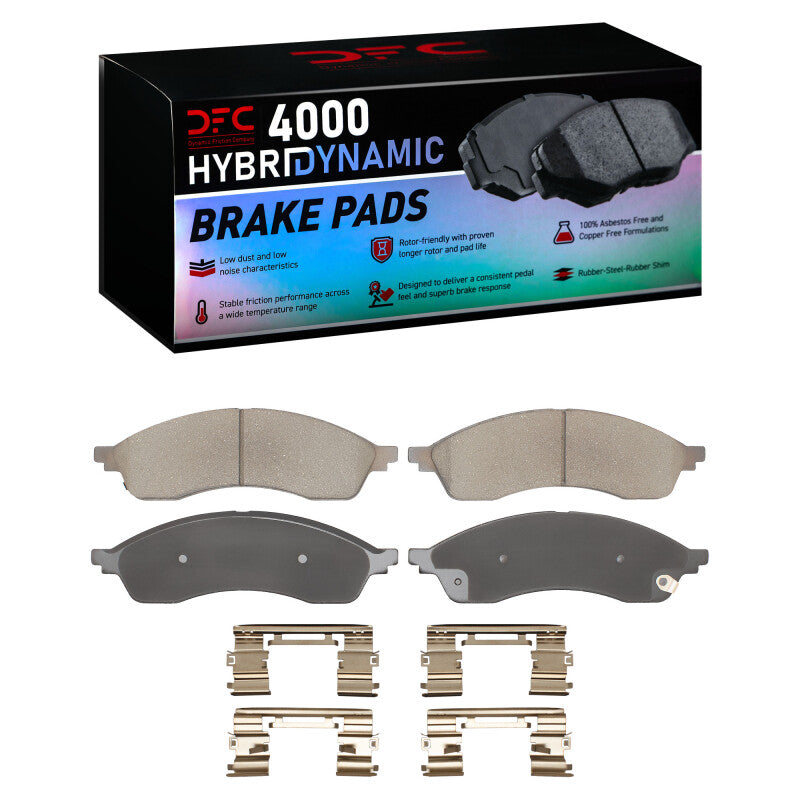 DFC 21-24 Ford Edge Front 4000 HybriDynamic Brake Pads and Hardware Kit