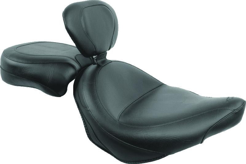 Mustang Motorcycle Mustang 05-21 Honda VT750 Aero, 07-14 VT750C Spirit, 10-21 Phantom Fender Bib w/Studs - Black
