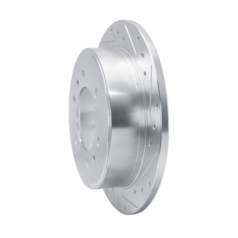 R1 Concepts R1 76-80 Chevrolet Luv Front Right Drilled & Slotted Silver Brake Rotor