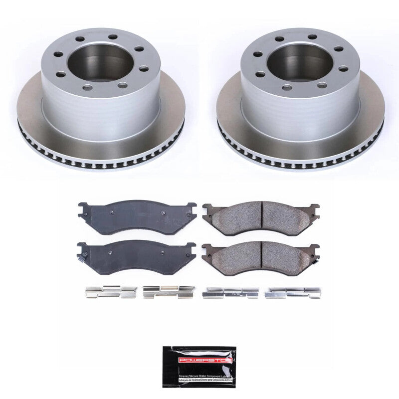 PowerStop Power Stop 01-02 Dodge Ram 3500 Rear Semi-Coated Rotor Kit