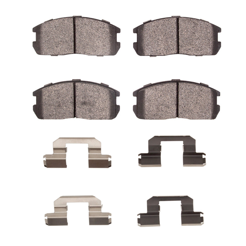 R1 Concepts R1 85-90 Dodge Colt Front Semi Met Pads & Hardware Kit