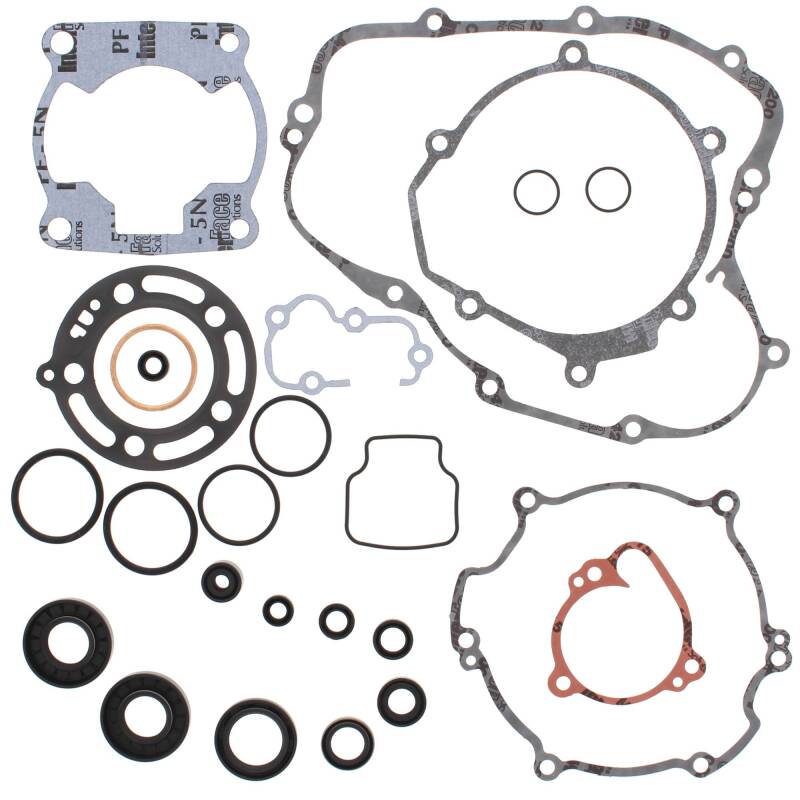 Vertex Pistons Vertex Gaskets 98-05 Kawasaki KX100 Complete Gasket Kit w/ Oil Seals