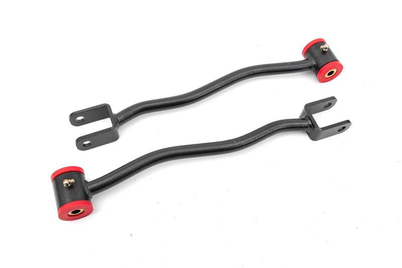 BMR Suspension BMR 08-14 Cadillac CTS-V 2nd Gen Lower Trailing Arms Non-Adjustable Poly Bushings - Black Hammertone