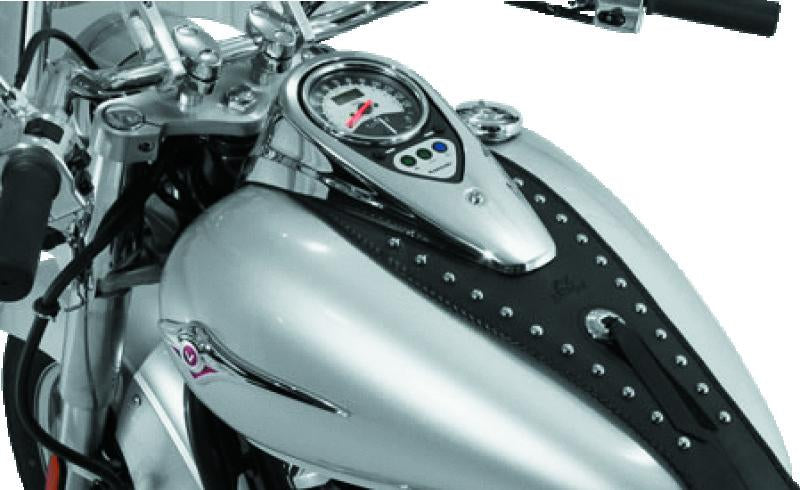 Mustang Motorcycle Mustang Kawasaki VN900 Tank Bib w/Studs - Black
