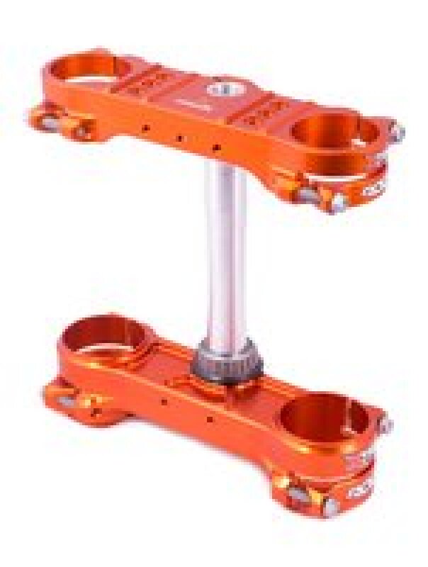 XTrig 13-22 KTM 125-500 / GasGas/ Husqvarna ROCS Tech Triple Clamp 22 mm. Offset M12 - Orange