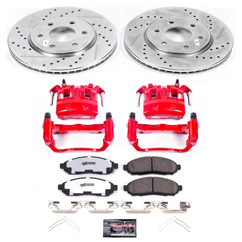 PowerStop Power Stop 05-18 Nissan Frontier Front Z36 Truck & Tow Brake Kit w/Calipers