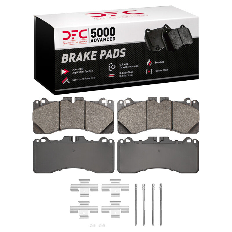 DFC 10-25 Lexus GS F Front 5000 Advanced Low Metallic Brake Pads and Hardware Kit