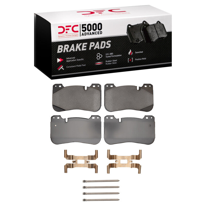 DFC 20-25 BMW M5 Front 5000 Advanced Low Metallic Brake Pads and Hardware Kit