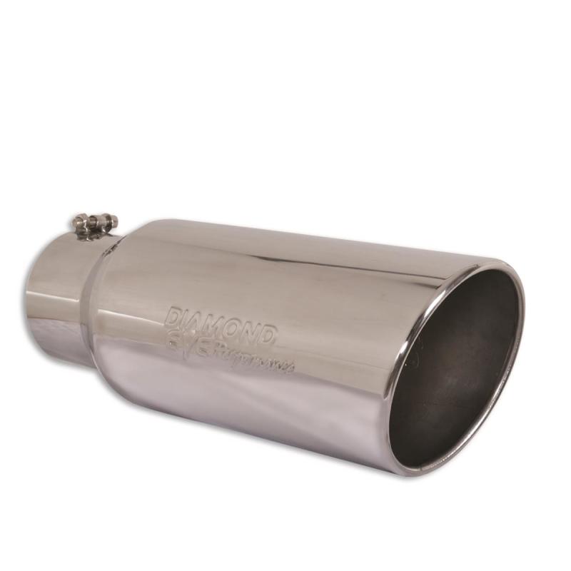 Diamond Eye Performance Diamond Eye TIP 4in-5inX18in BOLT ON ROLLED ANGLE 15-DEGREE ANGLE CUT