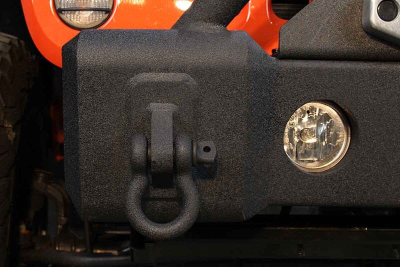Fishbone Offroad D Ring 3/4In Gloss - Black 2 Piece Set