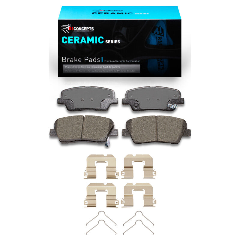 R1 Concepts R1 2007-2022 Genesis G70 Rear R1 Ceramic Pads & Hardware Kit