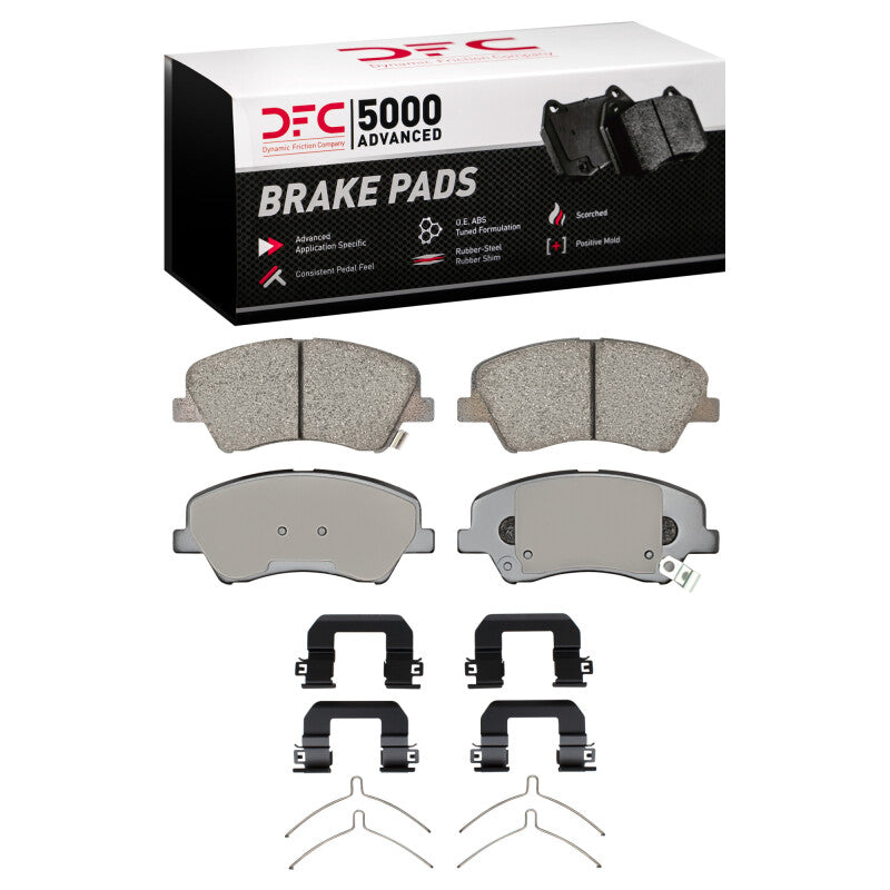 DFC 18-23 Hyundai Accent Front 5000 Advanced Ceramic Brake Pads and Hardware Kit