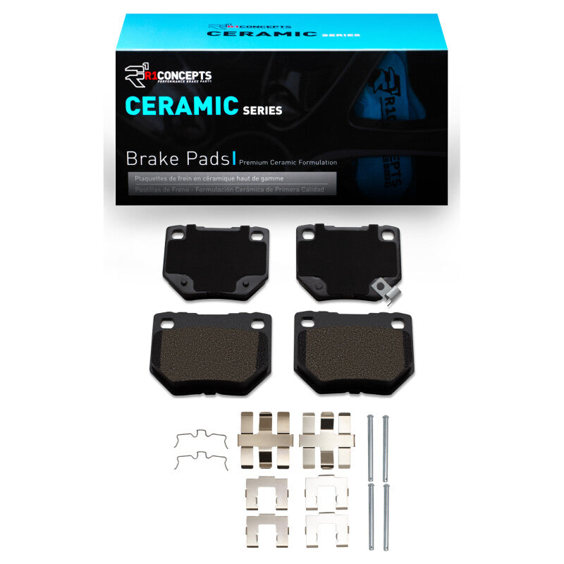 R1 Concepts R1 06-07 Subaru Impreza Rear Ceramic Pads & Hardware Kit