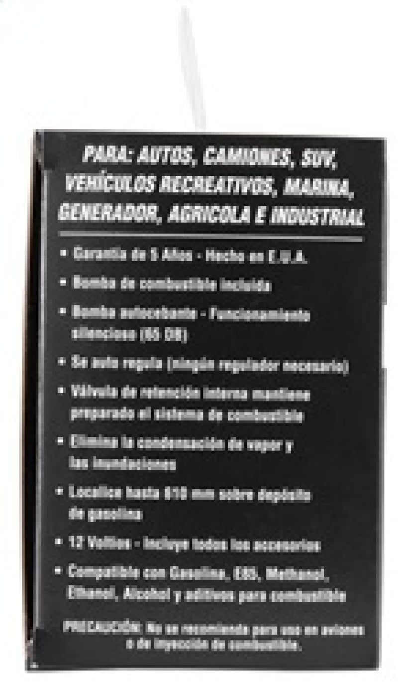 K&N Engineering K&N Performance Electric Fuel Pump 1-2 PSI