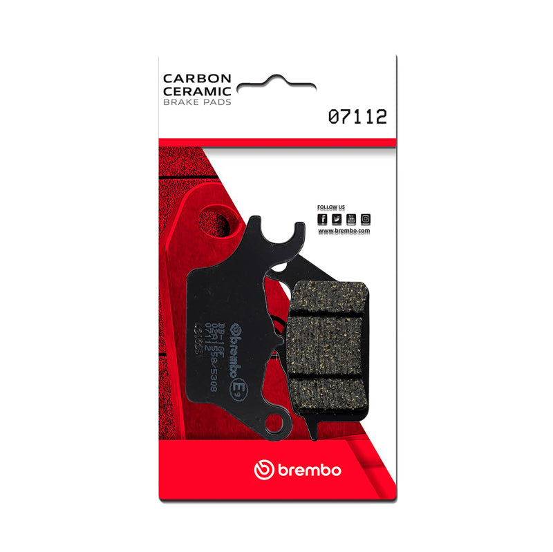 Brembo Powersports Brembo Yamaha Tricity Carbon Ceramic Brake Pad - Front