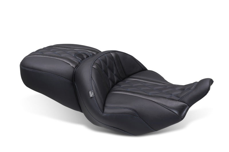 Mustang Motorcycle Mustang 23-25 Harley CVO Road Glide (ST) Super Touring Standard Reach One-Piece, 2 UP Black