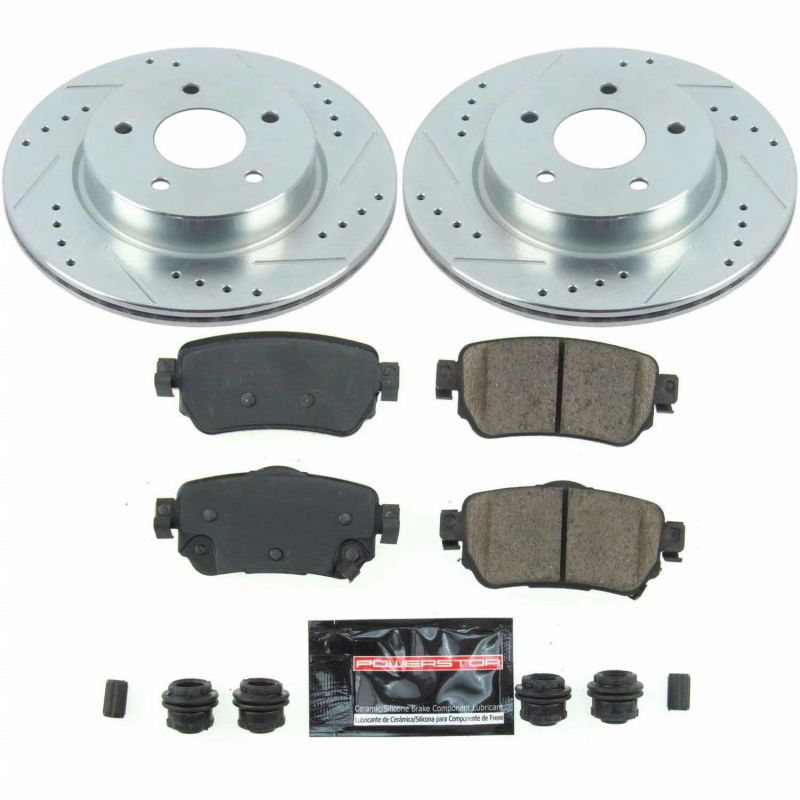 PowerStop Power Stop 18-19 Nissan Leaf Rear Z23 Evolution Sport Brake Kit