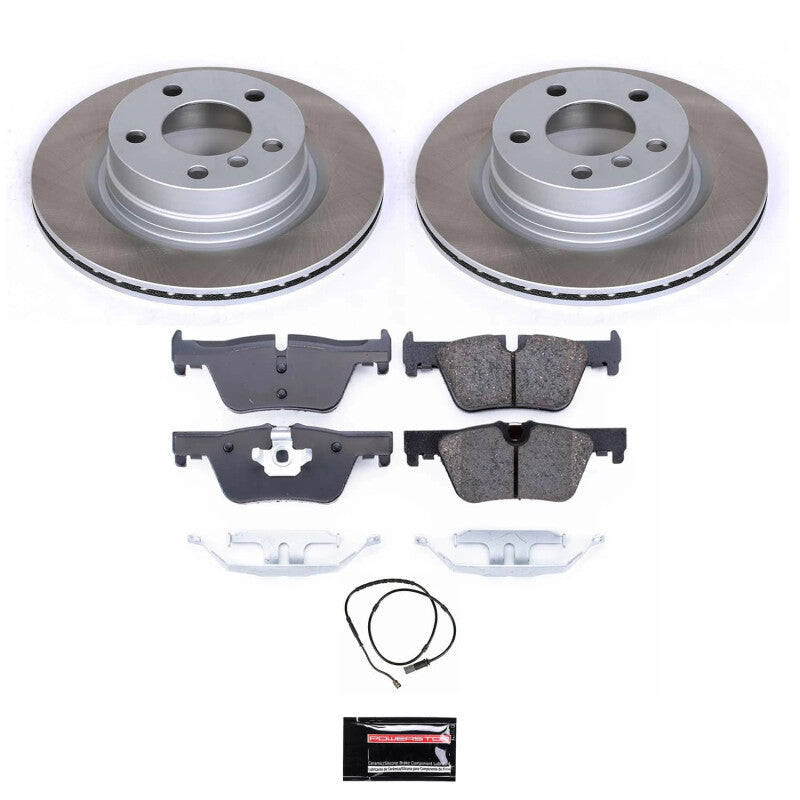 PowerStop Power Stop 2014 BMW 428i xDrive Rear Semi-Coated Rotor Kit