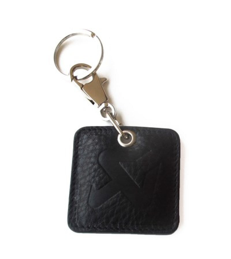 Akrapovic Akrapovic Square Leather Keychain - black