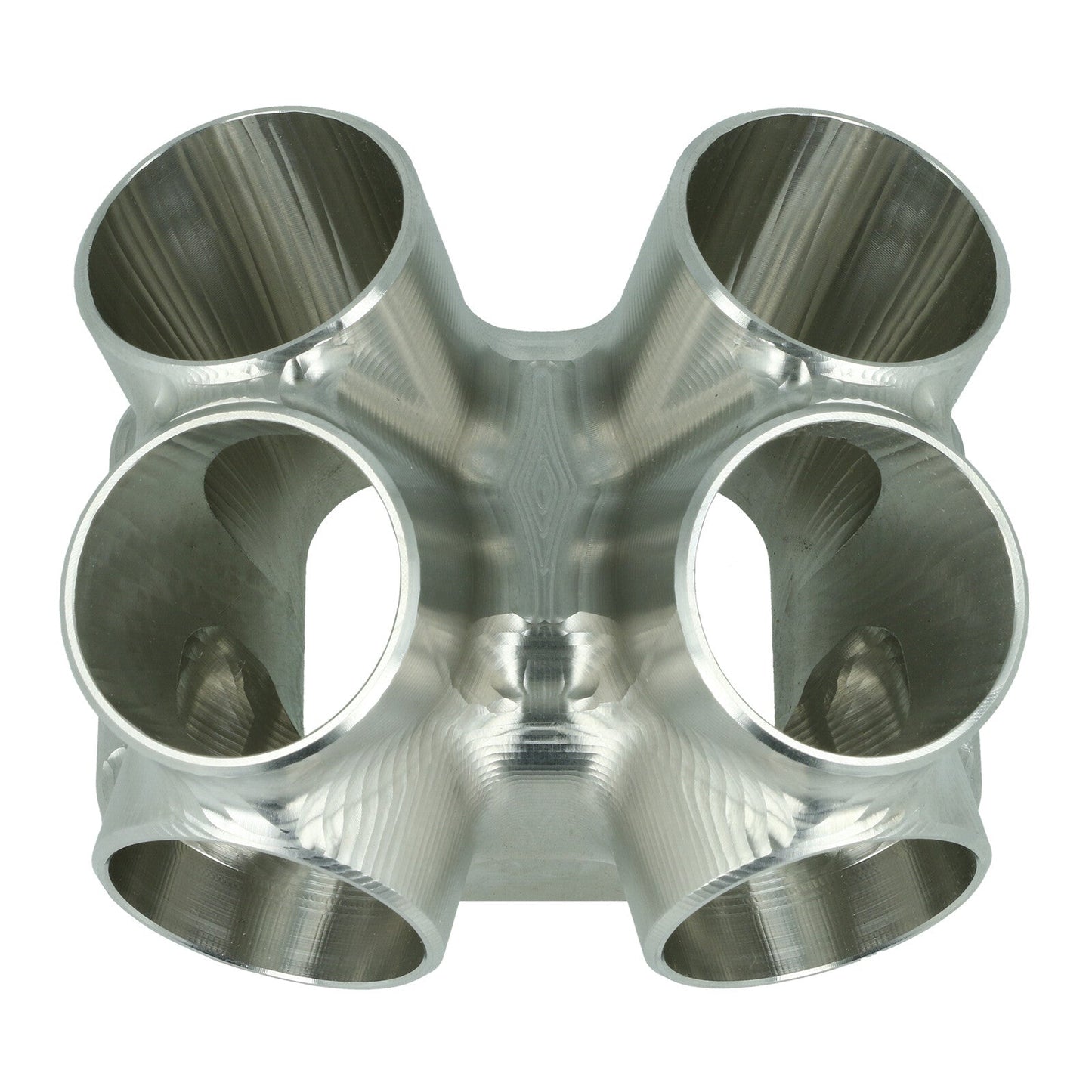 Turbozentrum 220281 4-Cyl. CNC stainless steel turbo manifold collector T3 Twinscroll with 2x Wastegate ports