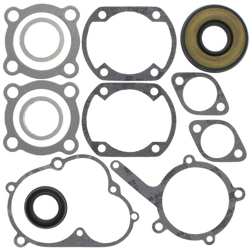 Vertex Pistons Vertex Gaskets 76-78 Yamaha Exciter EX340 A B Complete Gasket Kit w/ Oil Seals