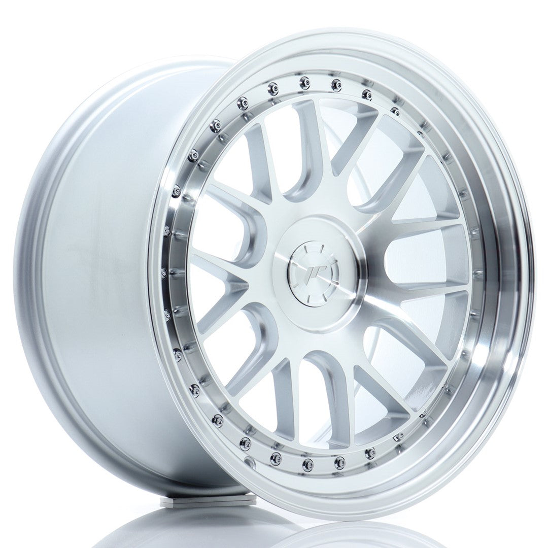 JR Wheels JR4018955X1572SM - JR40 18x9,5 ET15-35 5H BLANK Silver Machined Face