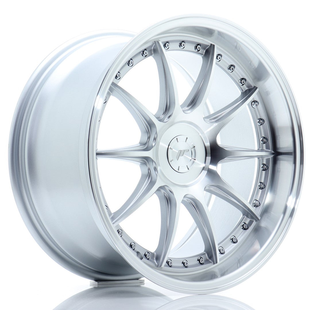 JR Wheels JR4118955X1572SM - JR41 18x9,5 ET15-35 5H BLANK Silver Machined Face