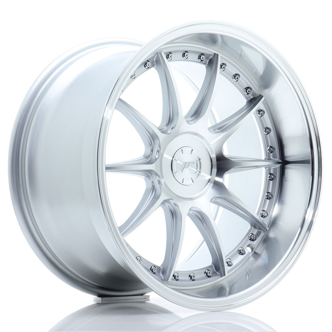 JR Wheels JR41181055X1572SM - JR41 18x10,5 ET15-25 5H BLANK Silver Machined Face