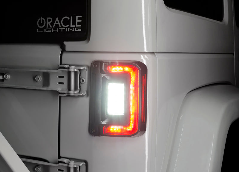 ORACLE Lighting Oracle 07-17 Jeep Wrangler JK Flush Mount LED Tail Lights - Tinted