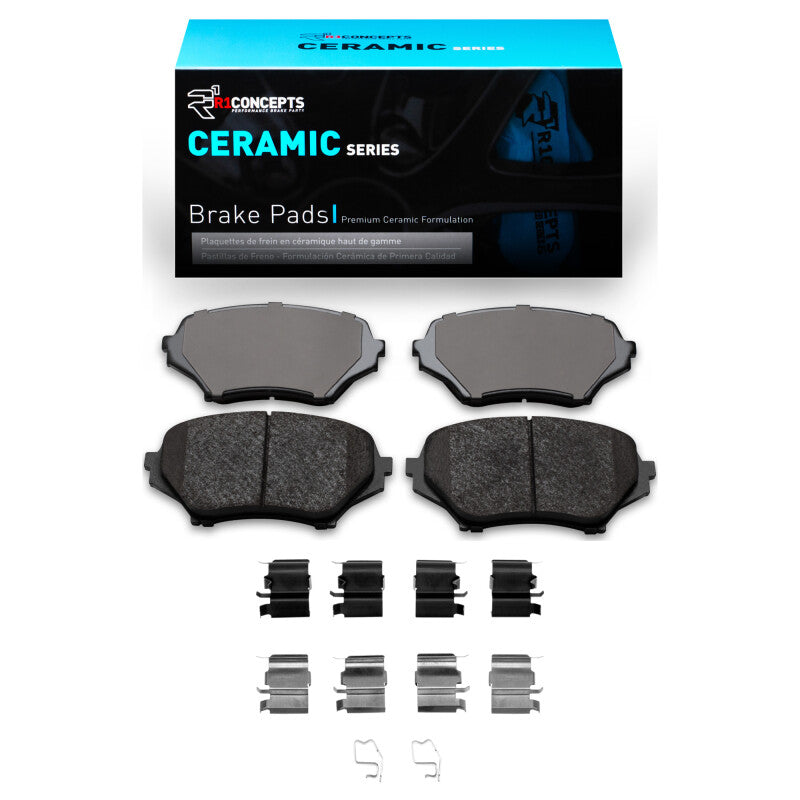 R1 Concepts R1 2006-2015 Mazda MX-5 Miata Front R1 Ceramic Pads & Hardware Kit