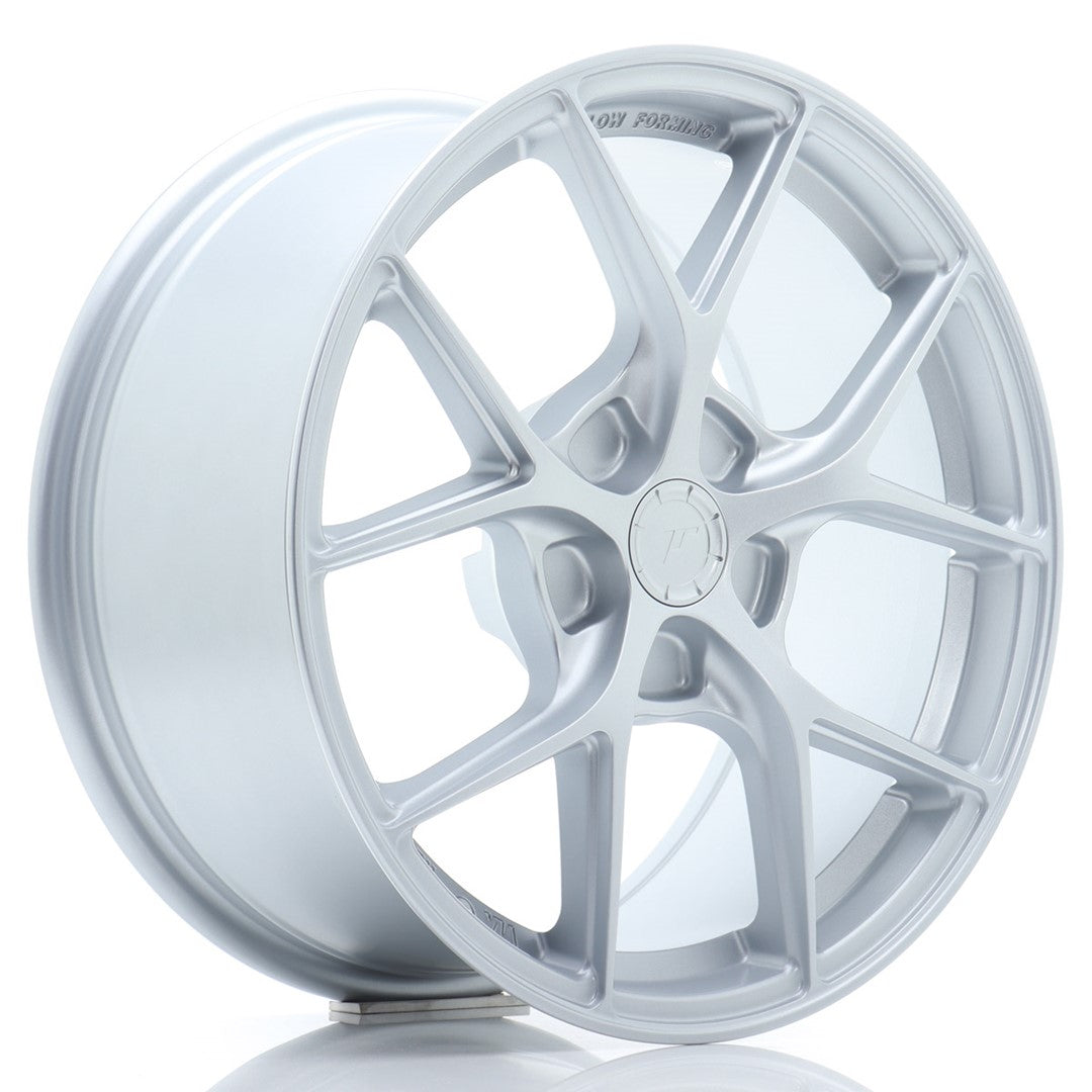 JR Wheels SL011780F15X2072MS - SL01 17x8 ET20-45 5H BLANK Matt Silver