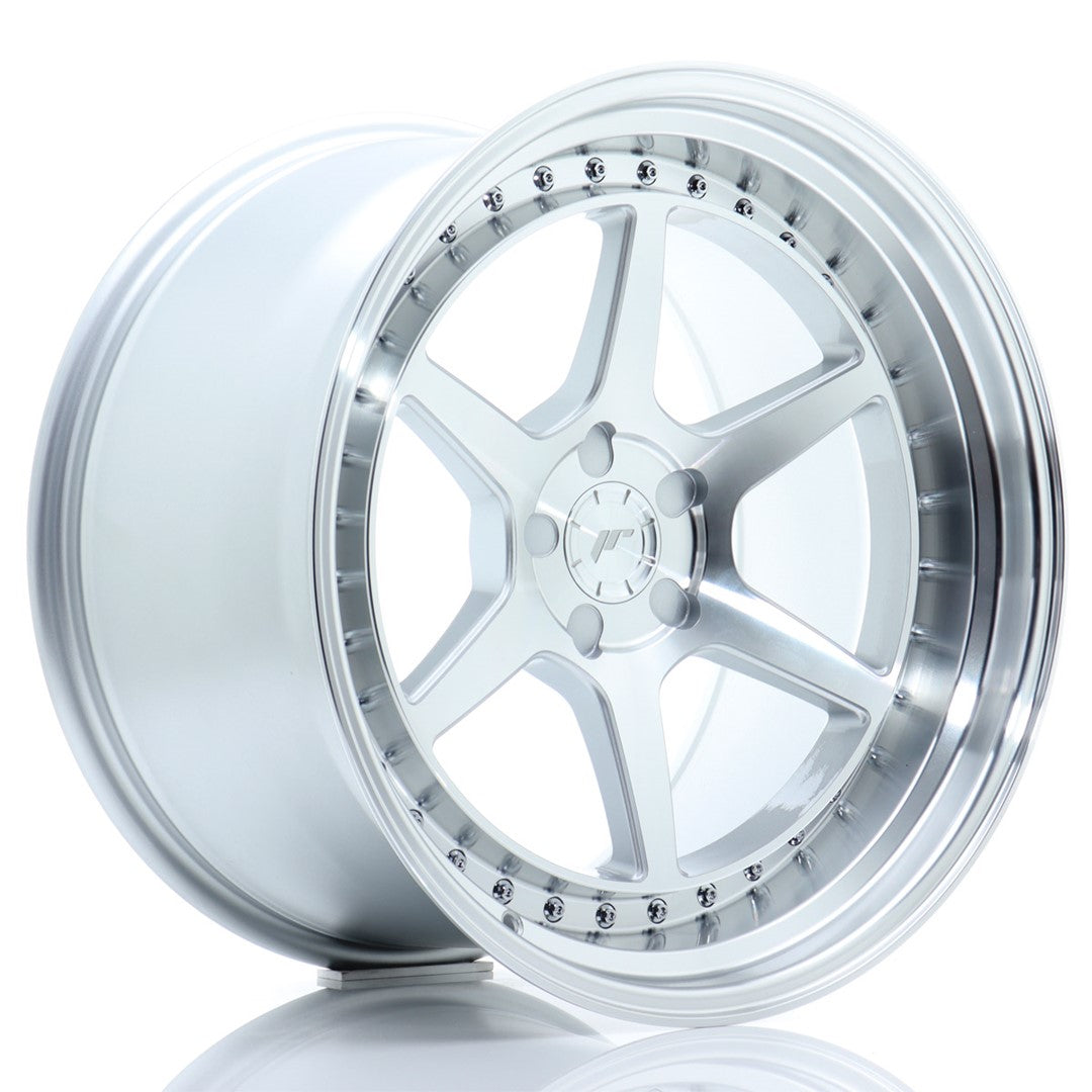 JR Wheels JR431911F35X0072SM - JR43 19x11 ET0-25 5H BLANK Silver Machined Face