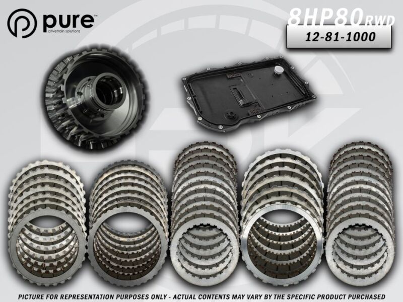 Pure Drivetrain Solutions Pure Drivetrain 8HP80 High Performance Transmission Hard Parts Kit - RWD - Stage 1