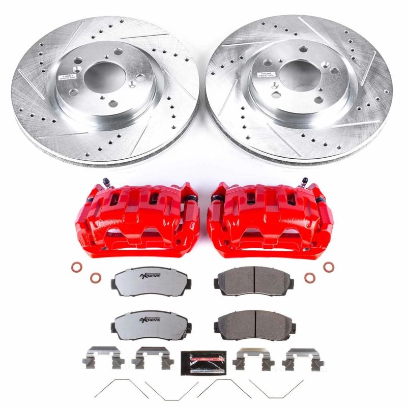PowerStop Power Stop 11-14 Honda Odyssey Front Z26 Street Kit w/Cals